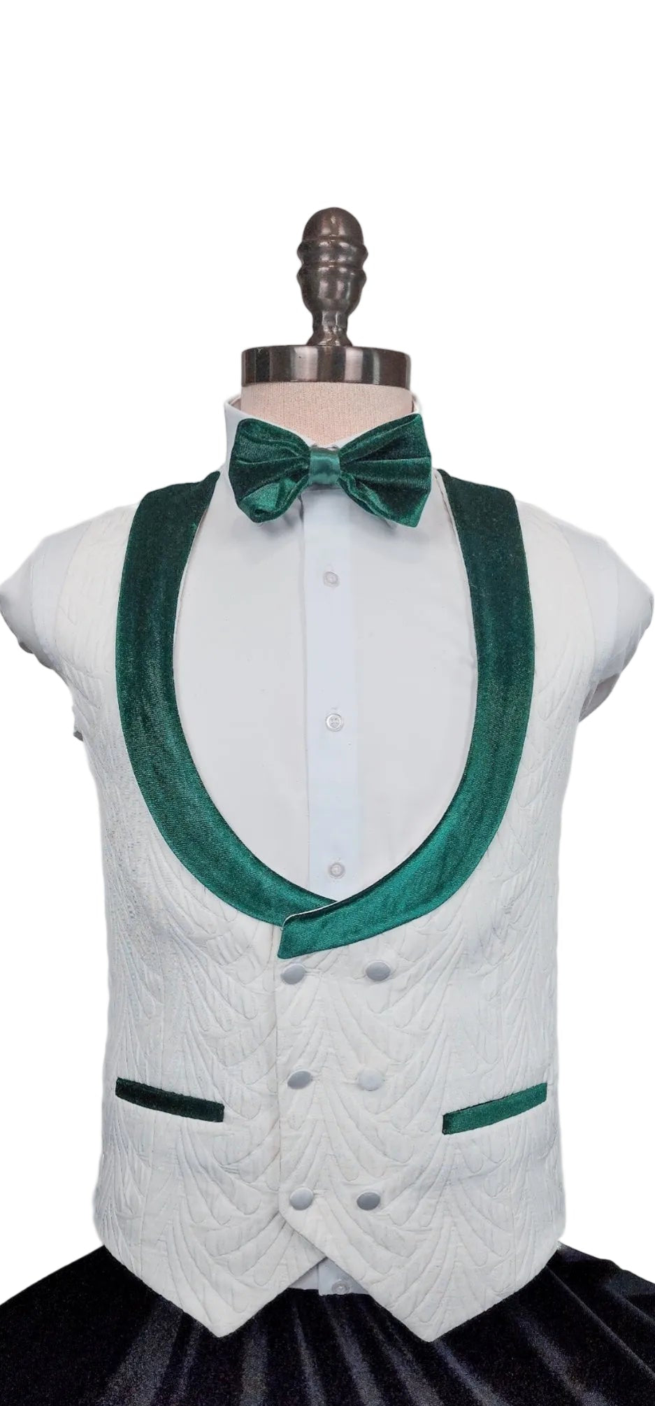 Green Velvet Lapel Tuxedo