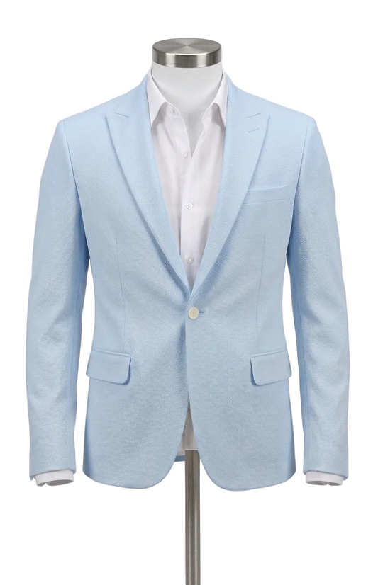 ARZEL LIGHT BLUE SLIM BLAZER