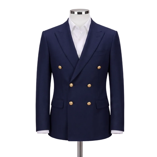 ARZEL Navy Double Breast Blazer