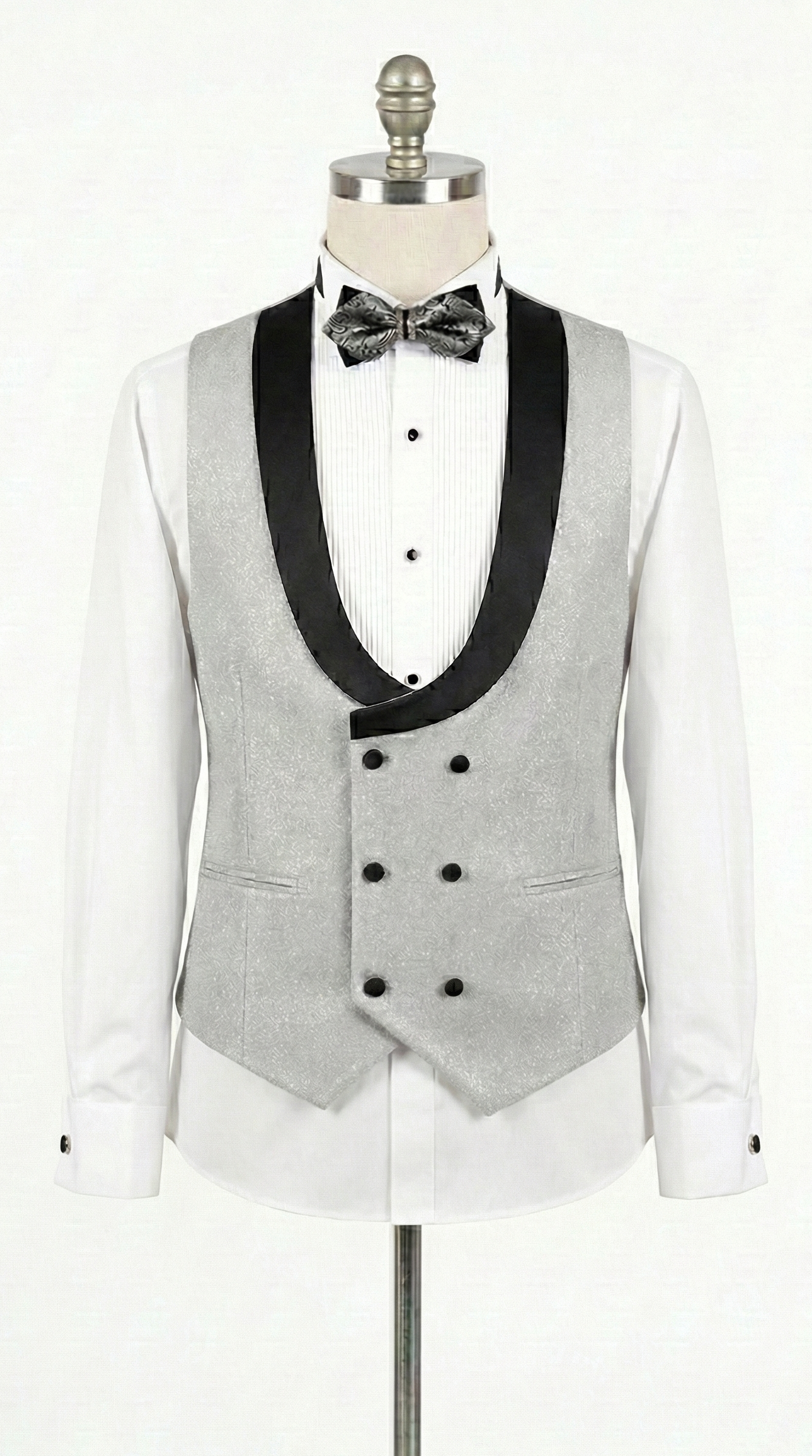 Silver Sparkle- Slim Fit Tuxedo