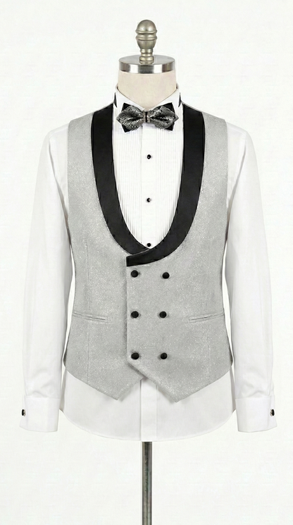 Silver Sparkle- Slim Fit Tuxedo