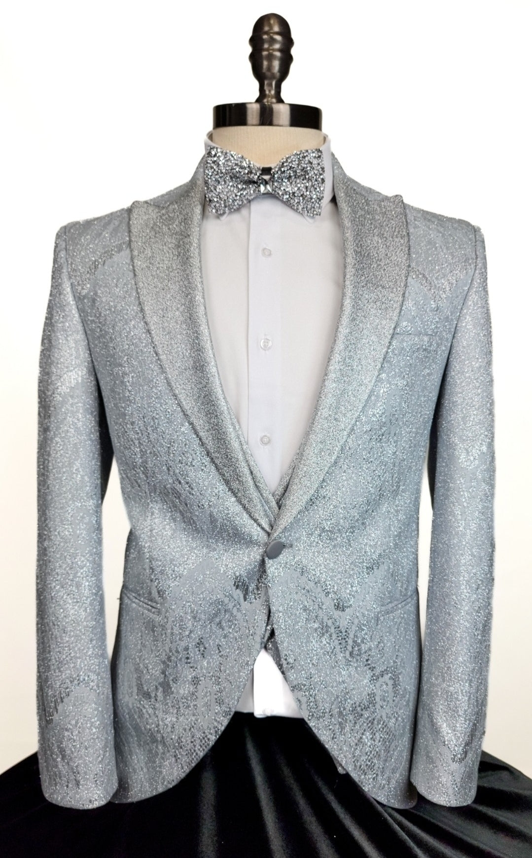 Silver Lace Tuxedo