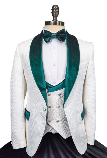 Green Velvet Lapel Tuxedo