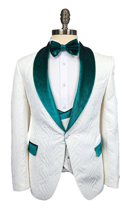 Green Velvet Lapel Tuxedo