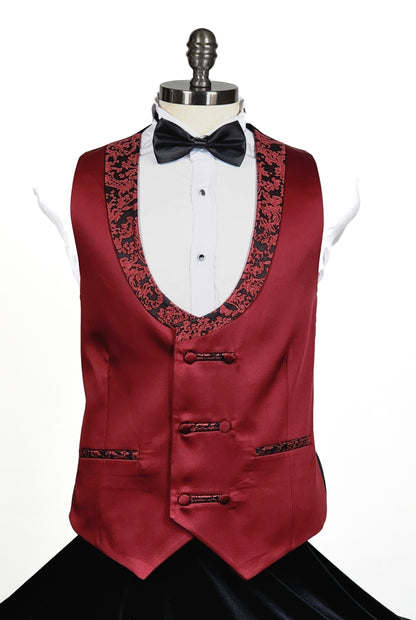 The Crimson Noir Slim-Fit Tuxedo