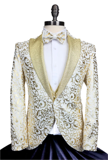 The Imperial Gold & White Tuxedo