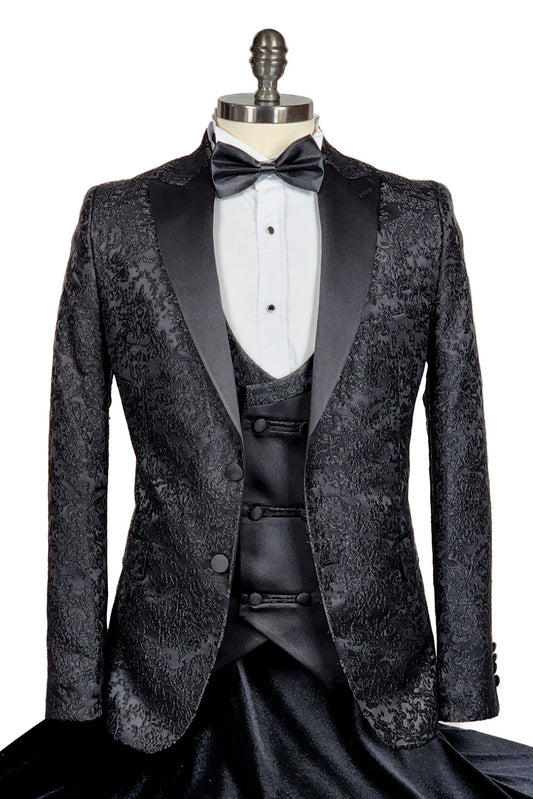 Onyx Embossed Tuxedo