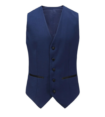 Indigo Slim Fit Tuxedo with Black Satin Lapel