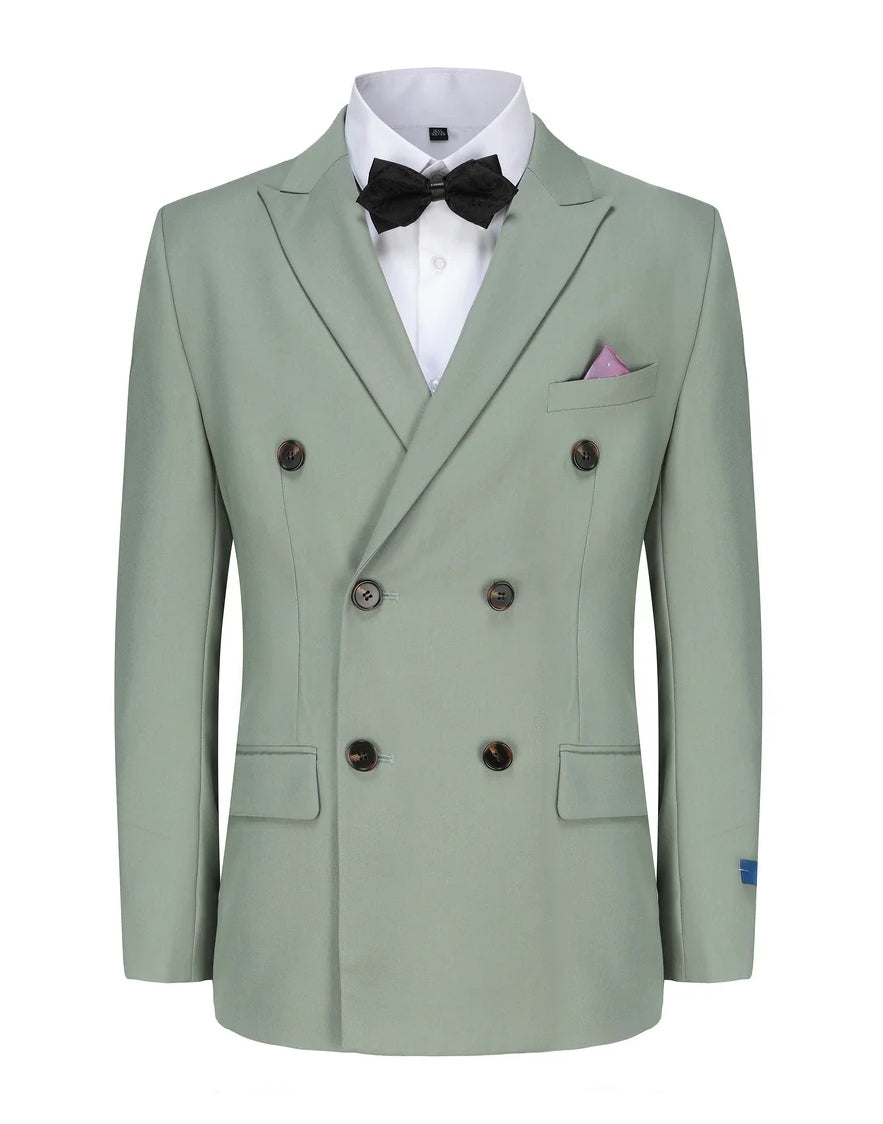 GV Sage Double Breasted Suit