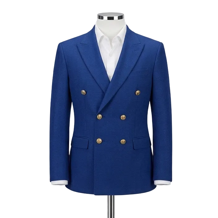 ARZEL Royal Blue Double Breast Blazer