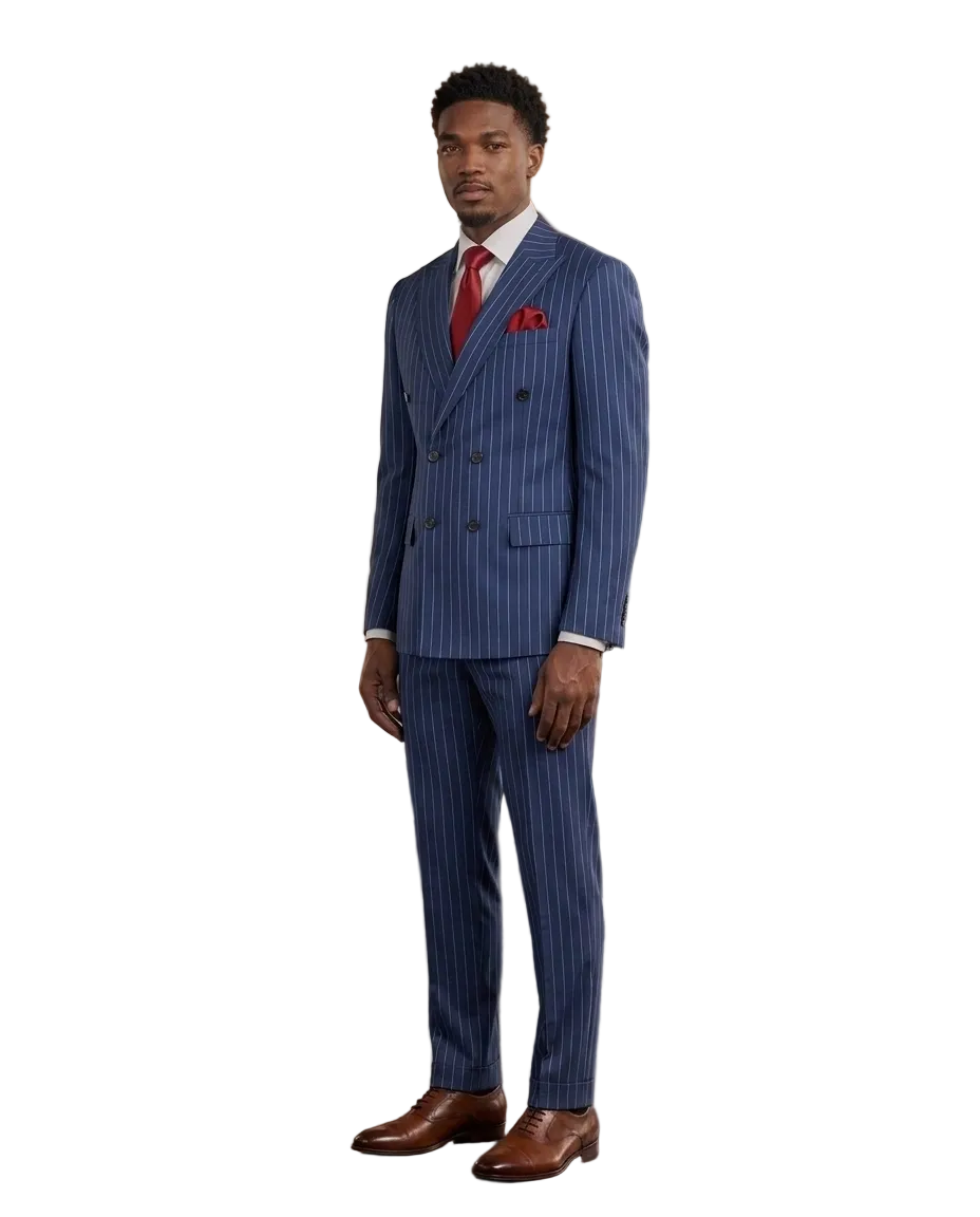 ARZRL Double-Breasted Pinstripe