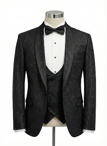 Black Sparkle- Slim Fit Tuxedo