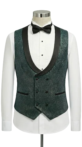 Emerald Green Sparkle- Slim Fit Tuxedo